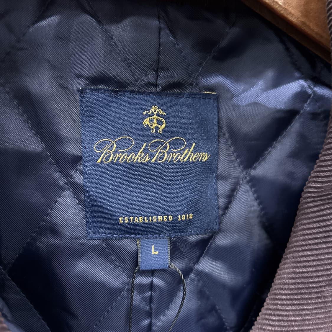 90s 브룩스 브라더스 코듀로이 카라 헌팅 필드자켓 N619 상품이미지7