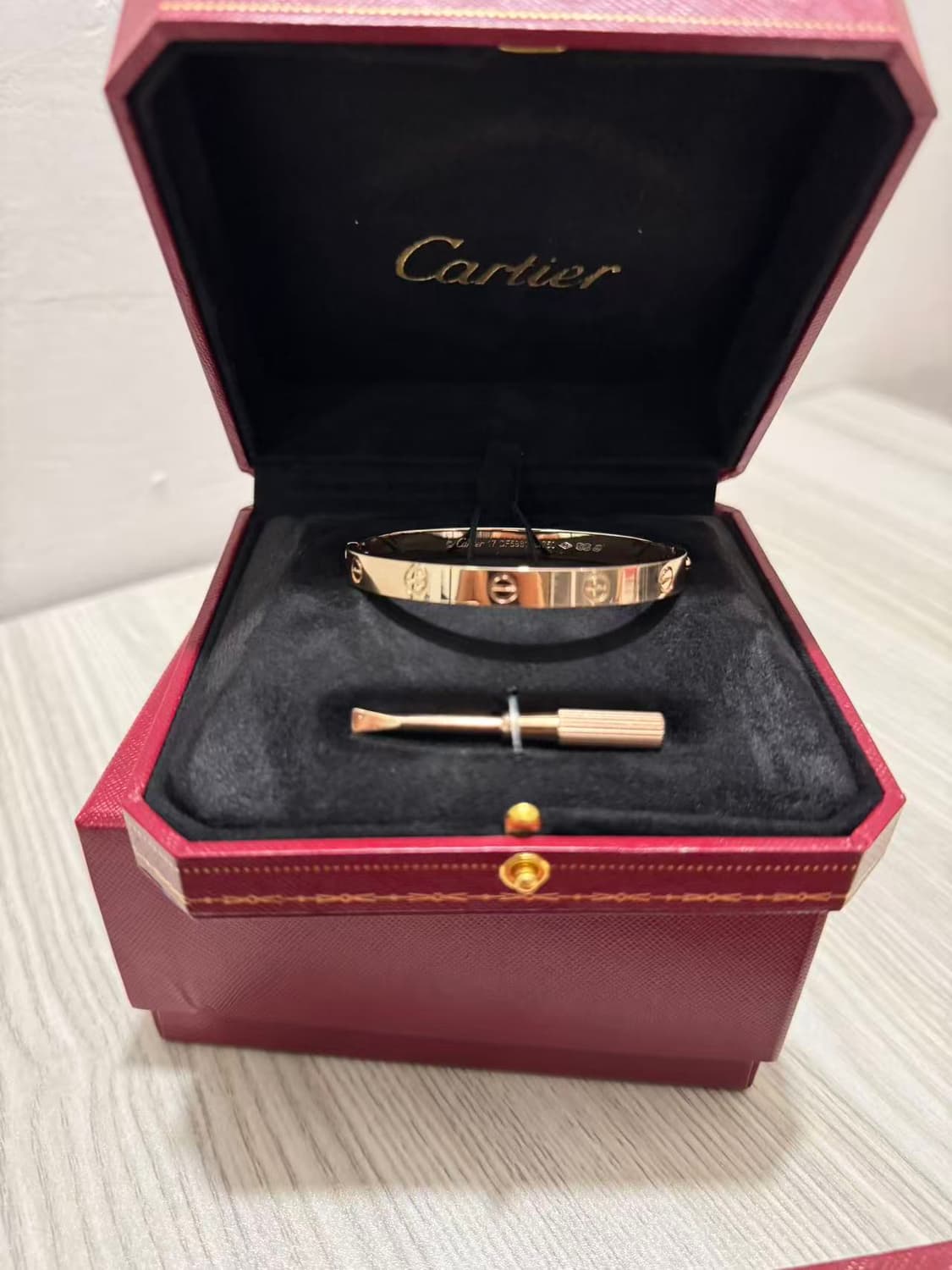 까르띠에 러브 브레이슬릿 옐로우 상품이미지1