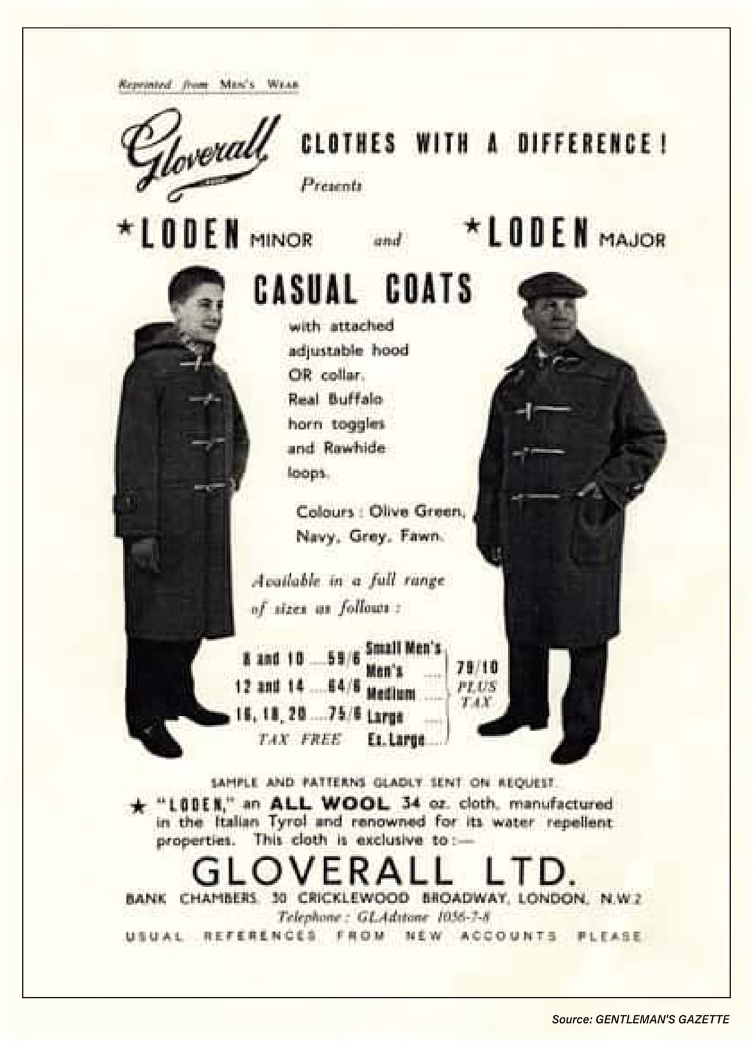 글로버올 잉글랜드 오리지널 더플코트 (95~100) 상품이미지2