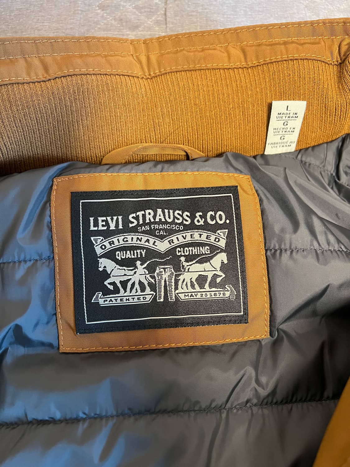 라바이스 트윌 스탠드 칼라 자켓(국내X) 상품이미지2