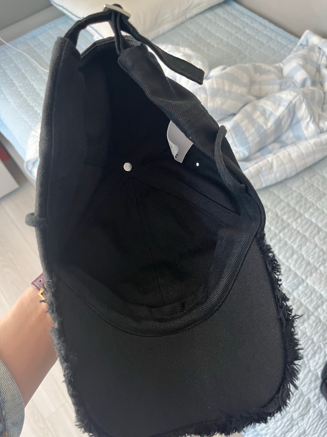 자크뮈스 아티초크 프린지 볼캡 블랙 62 size 상품이미지2