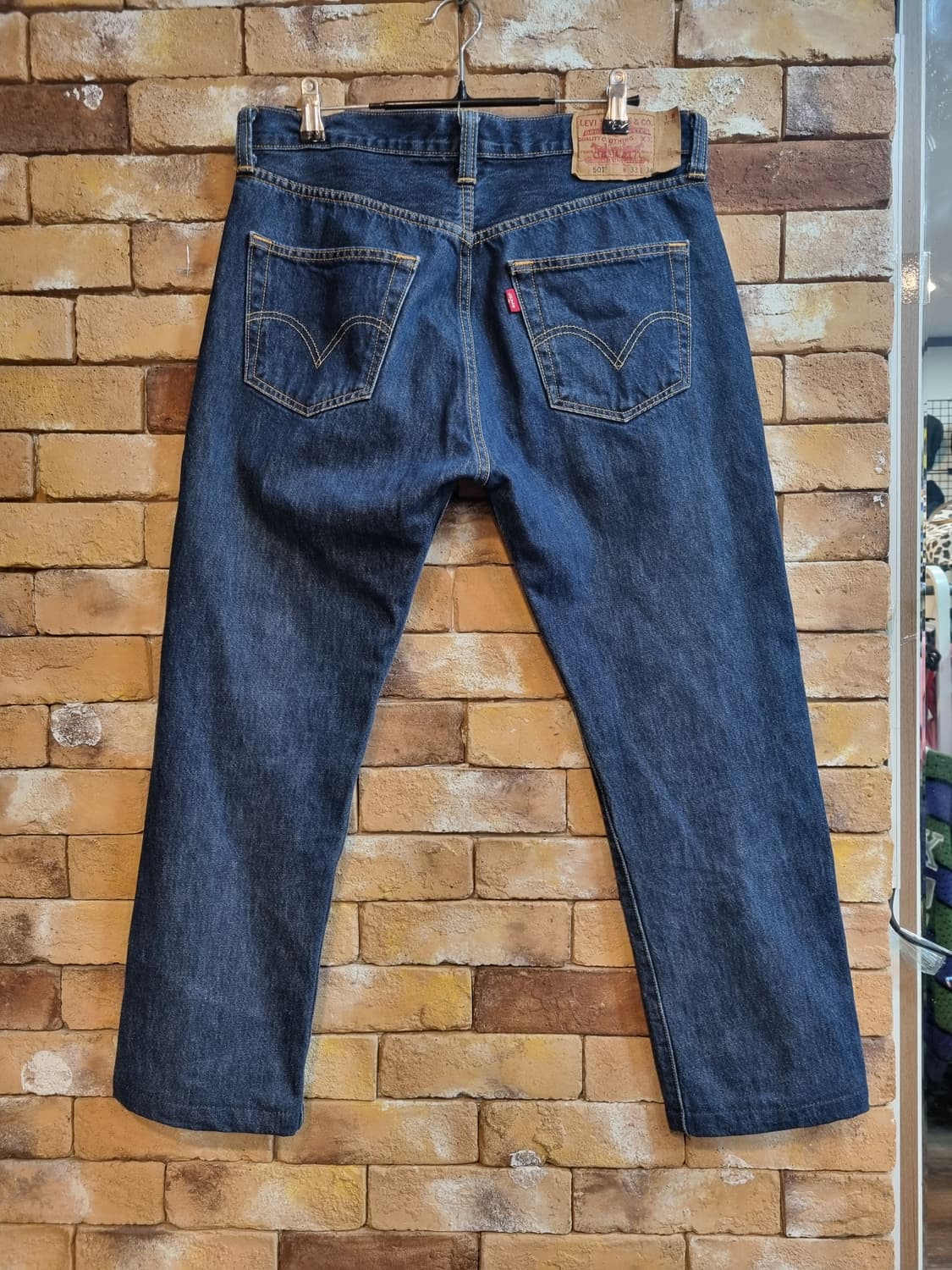 리바이스 501 모델의 빈티지 데님 팬츠 상품이미지2