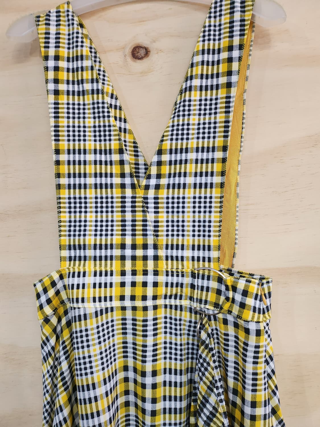 1203) 에고이스트 체크 롱 원피스 상품이미지4