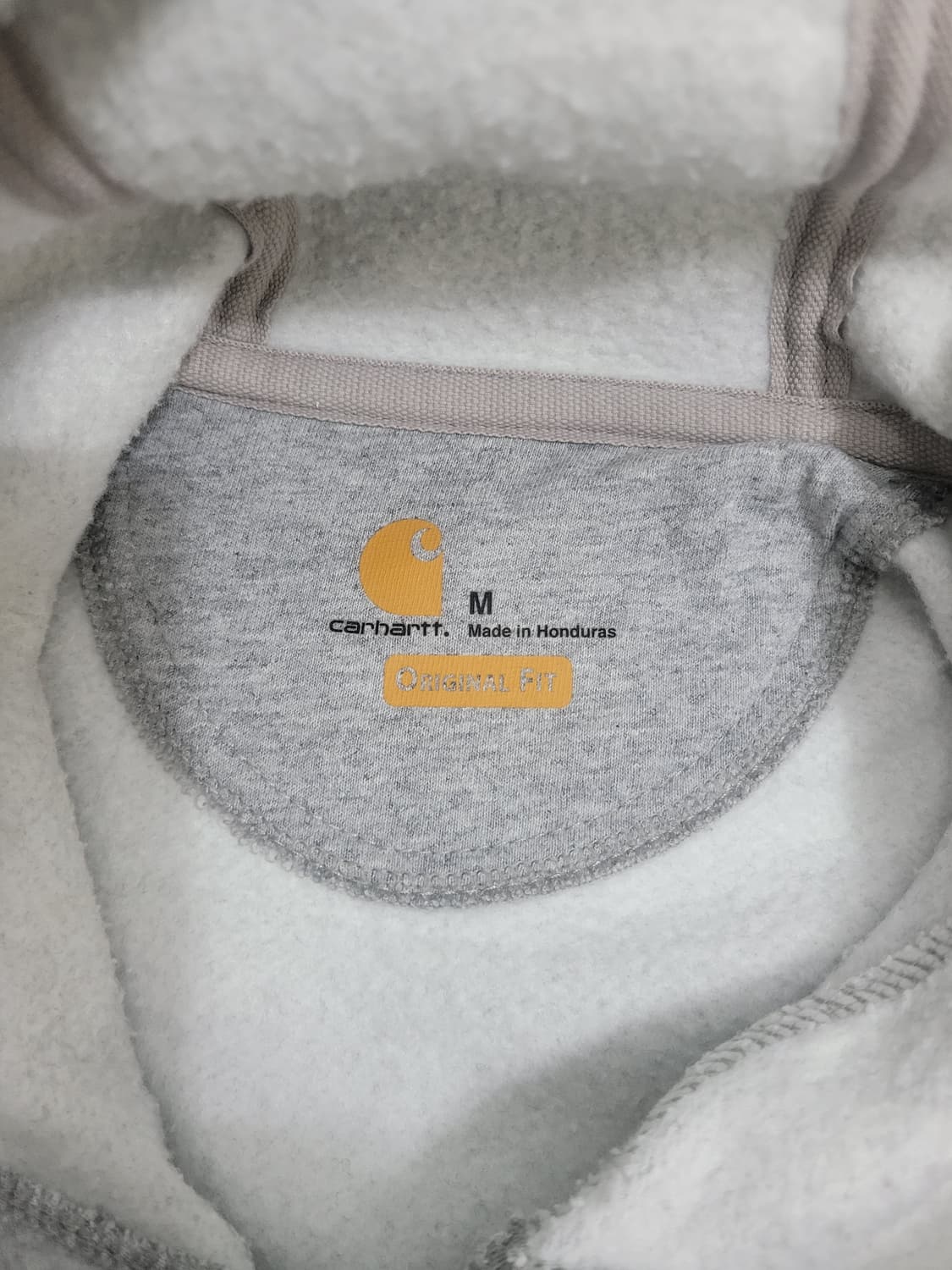 carhartt 칼하트 미드웨이트 팔로고 후드 티셔츠 / 남 M 그레이
 상품이미지7