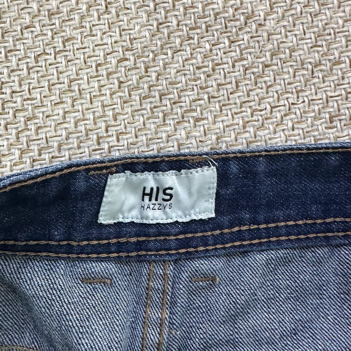 L 헤지스 5부 데님 반바지 0420D 상품이미지2