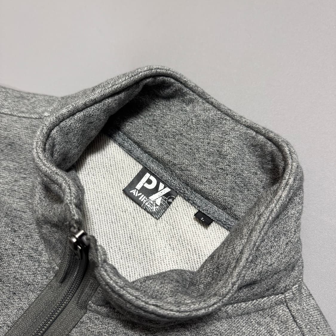 아비렉스(AVIREX) 멜란지 USAF 폴리에스터 하이넥 스웨트 집업 상품이미지4