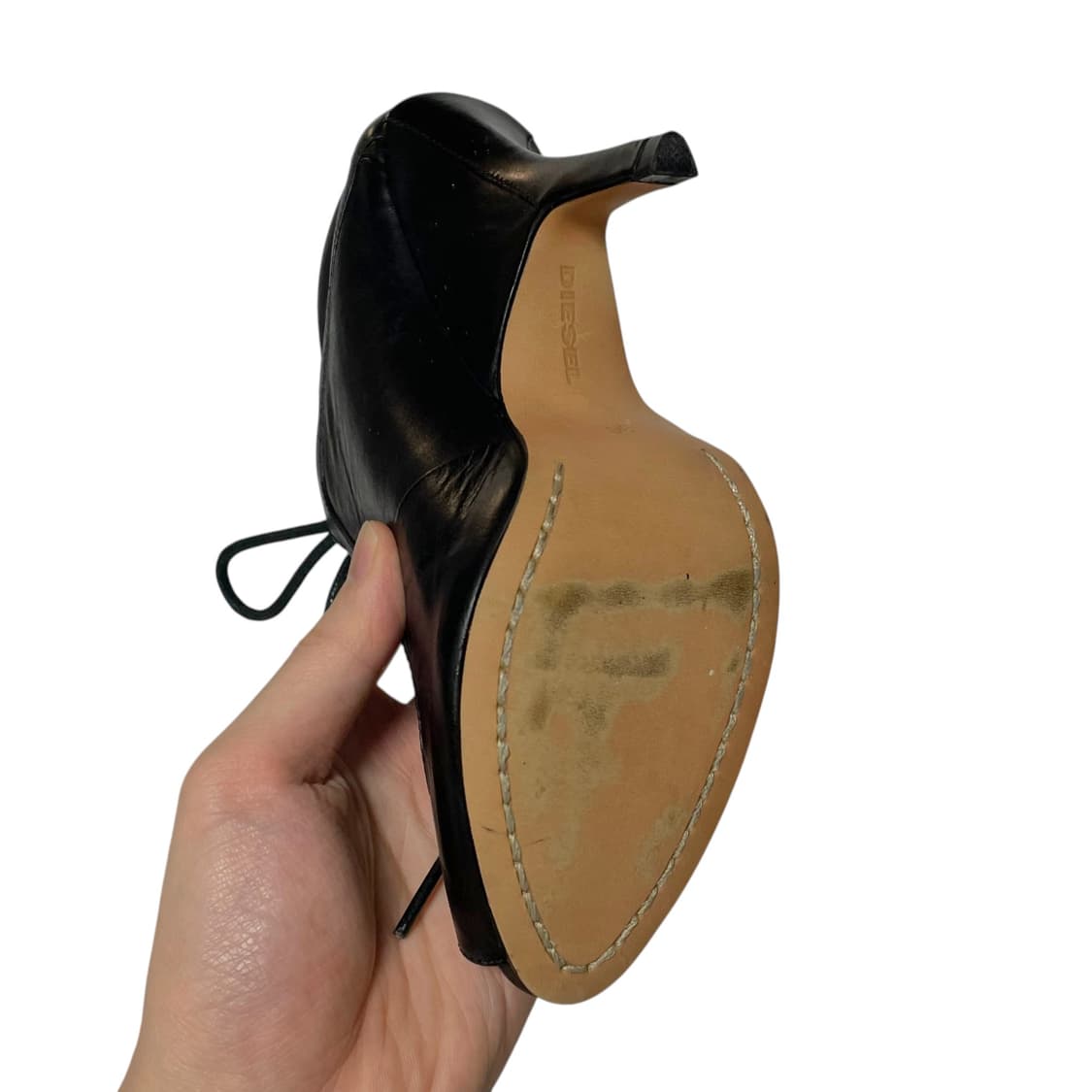 디젤 오픈토 레이스업 힐 상품이미지7