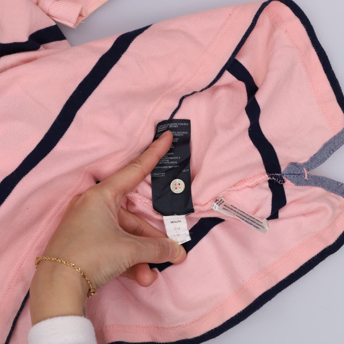 M 타미힐피거 커스텀핏 PK셔츠 0213H2 상품이미지7