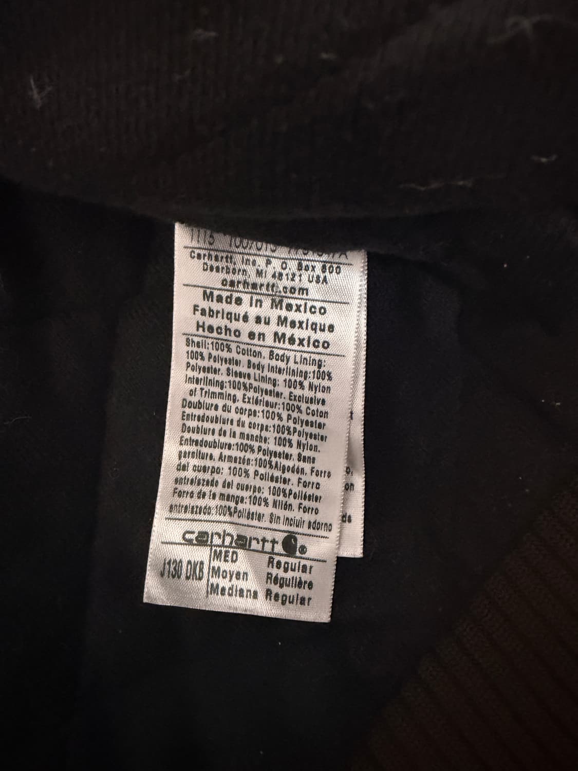 칼하트 j130 dkb M/R 상품이미지4