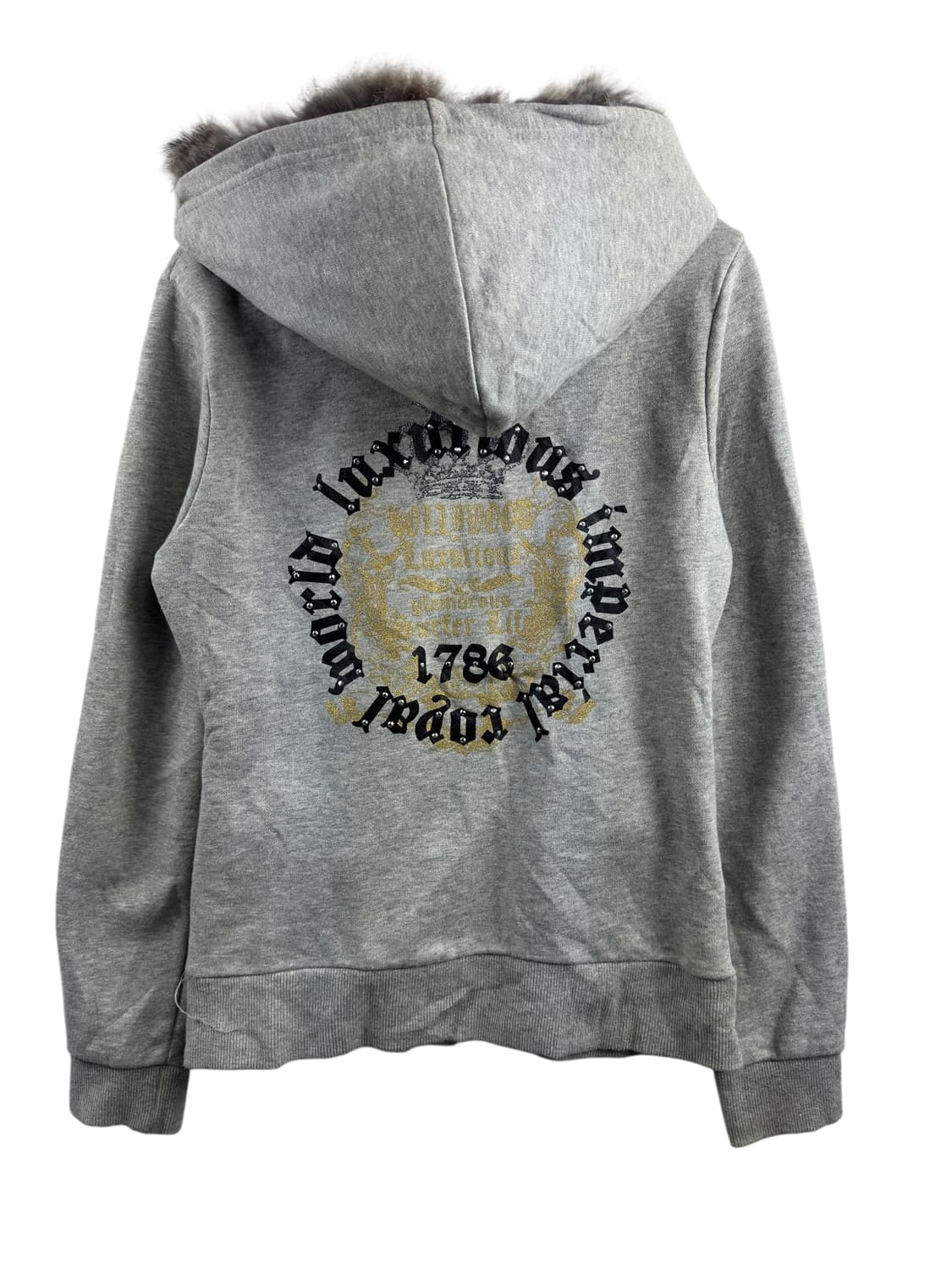 JPN Y2K 퍼 딱붙 후드집업1555 상품이미지1