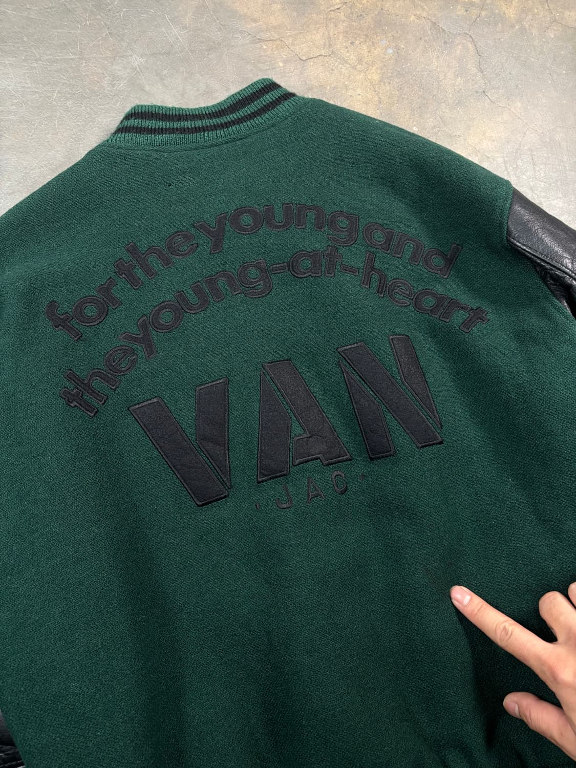 Van Jac 울 바시티 자켓 상품이미지2