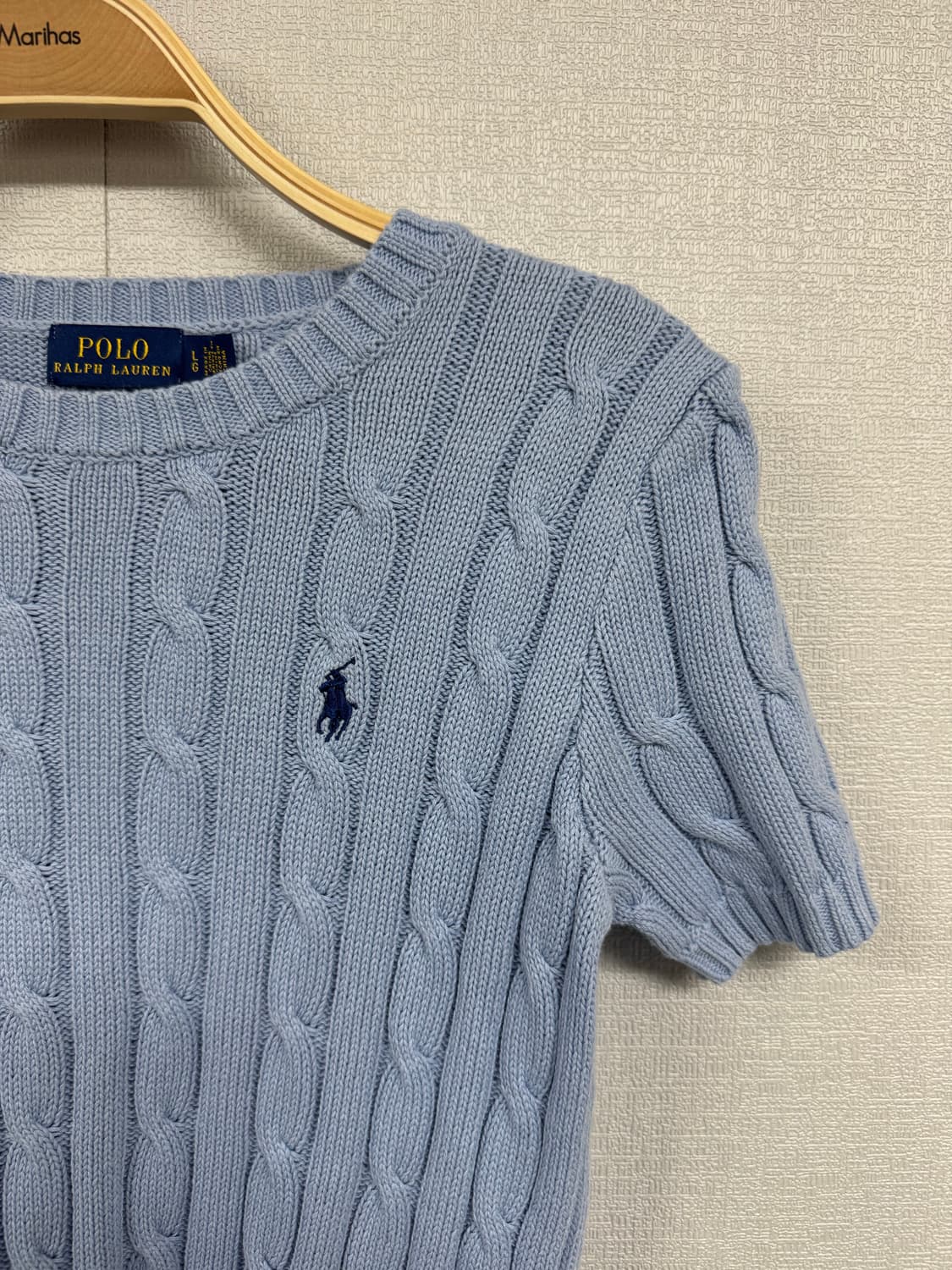 폴로 랄프로렌 케이블 반팔니트 상품이미지2