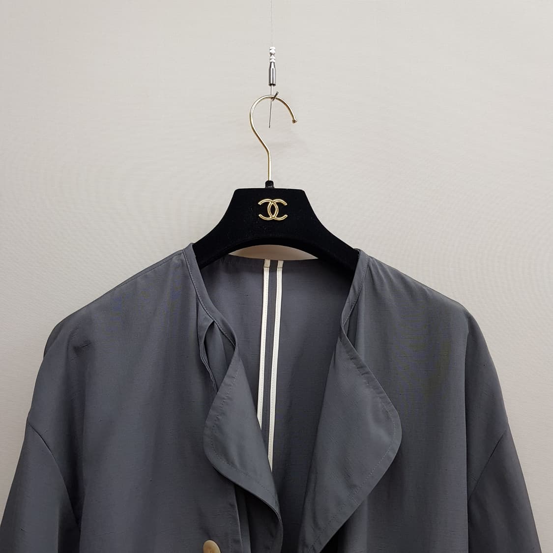 르베이지 LEBEIGE 노카라 벨티드 코트 91-97-160사이즈 상품이미지2