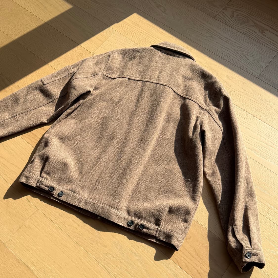 [L] 골프왕 울 헤링본 자켓 상품이미지2