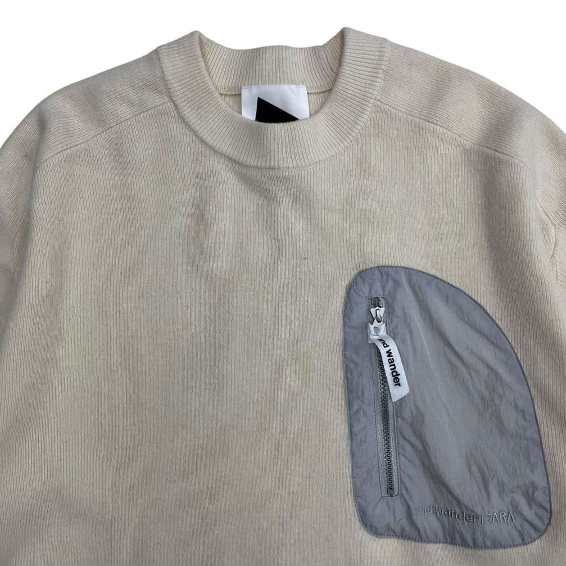 자라 사이드 포켓 앙고라 니트 S 상품이미지4