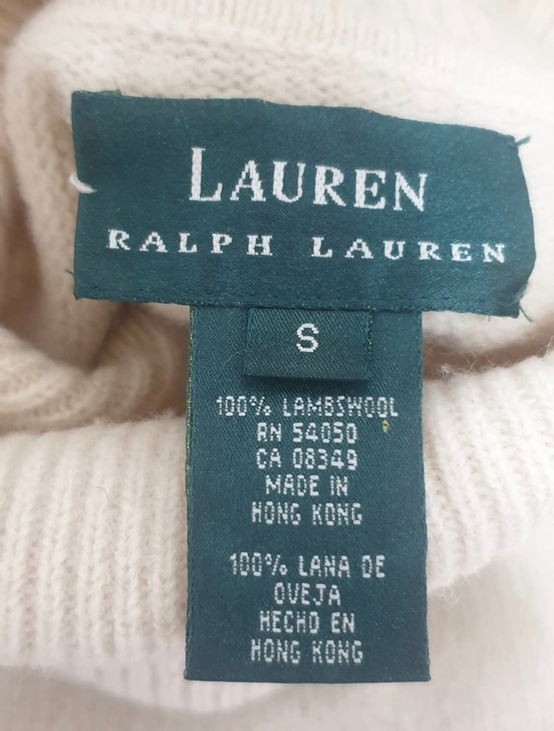 90s 로렌 랄프로렌 니트 S 상품이미지4