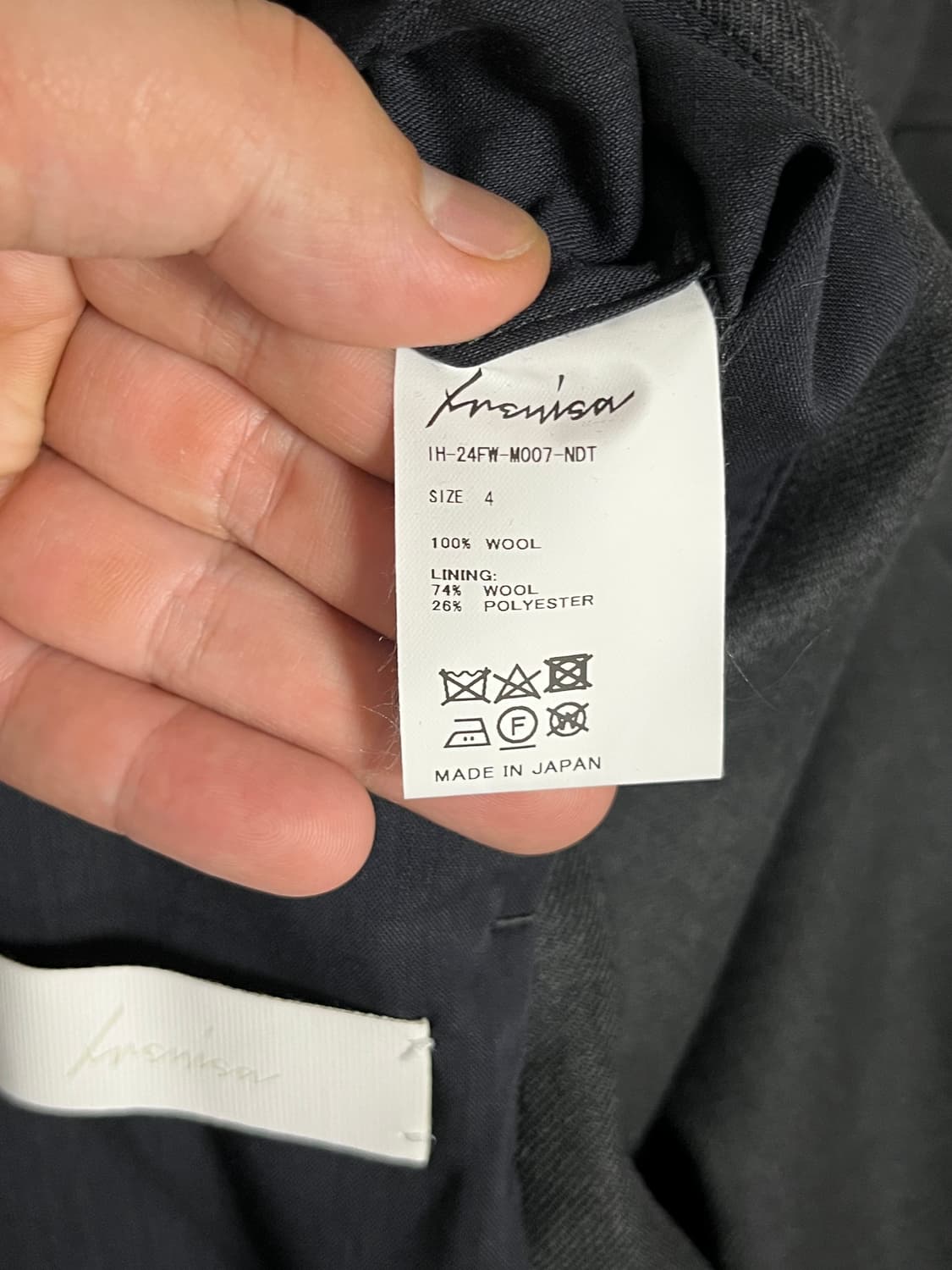 (4) irenisa 이네리사 2way 그레이 울 집업 상품이미지9