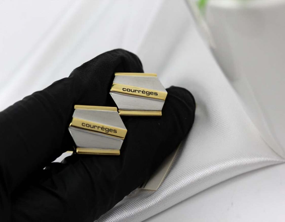 쿠레쥬 미사용 S등급 남자 명품 커프스 빈티지 상품이미지6