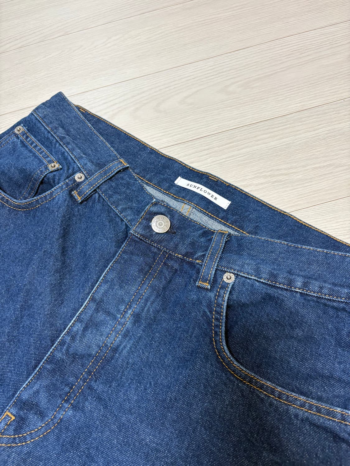 선플라워 트위스트 데님 쇼츠 32사이즈 상품이미지3