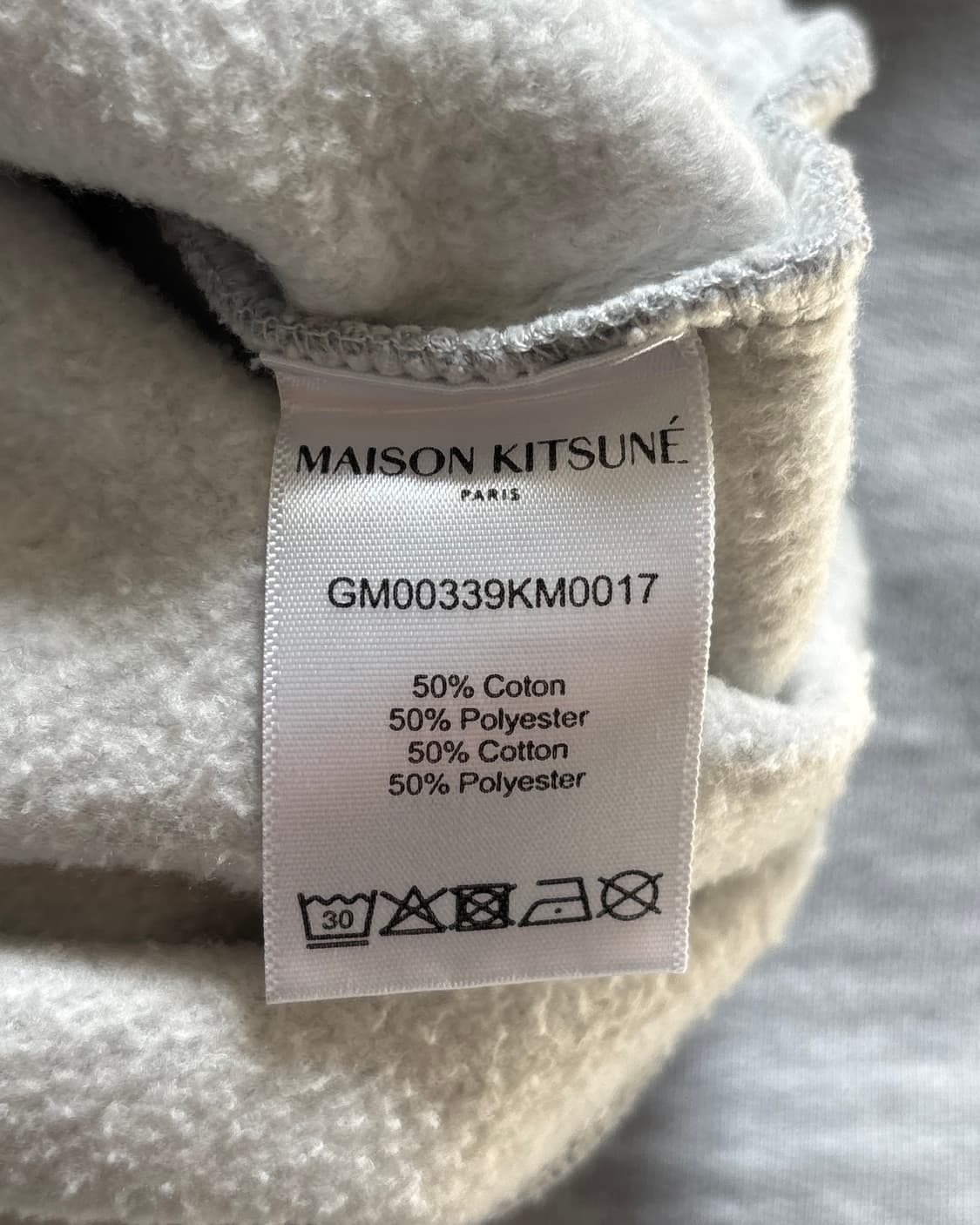 Maison Kitsune 메종키츠네 빅폭스헤드 자수 맨투맨 상품이미지7