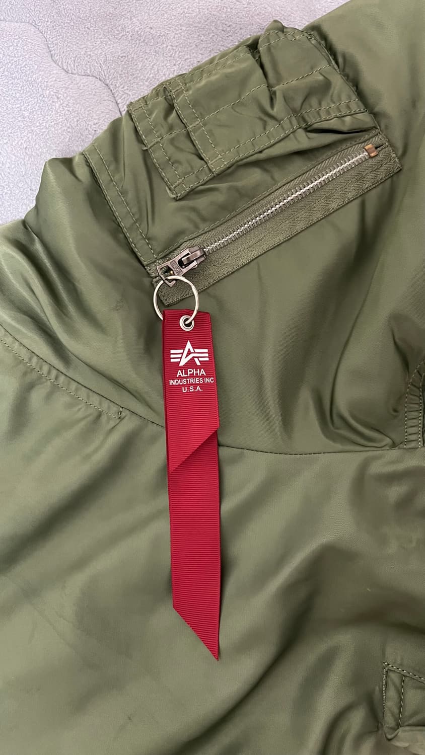 알파인더스트리 ma-1 세이지 상품이미지5