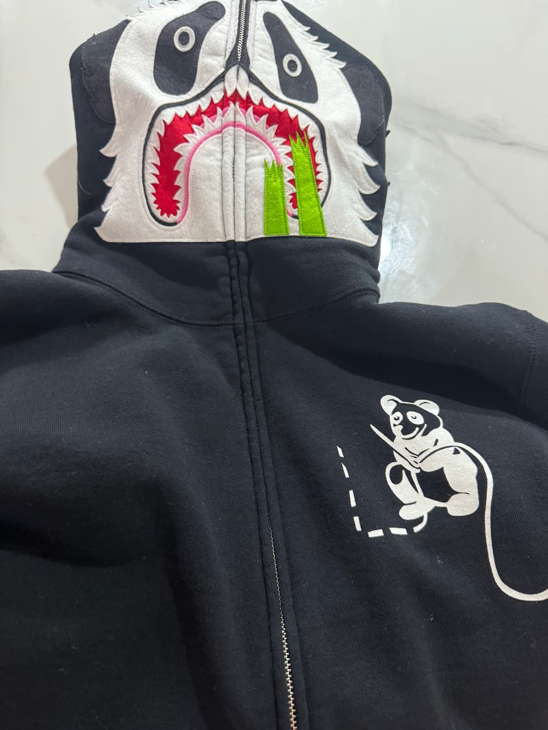 (정품) 베이프 판다 후드집업 상품이미지2