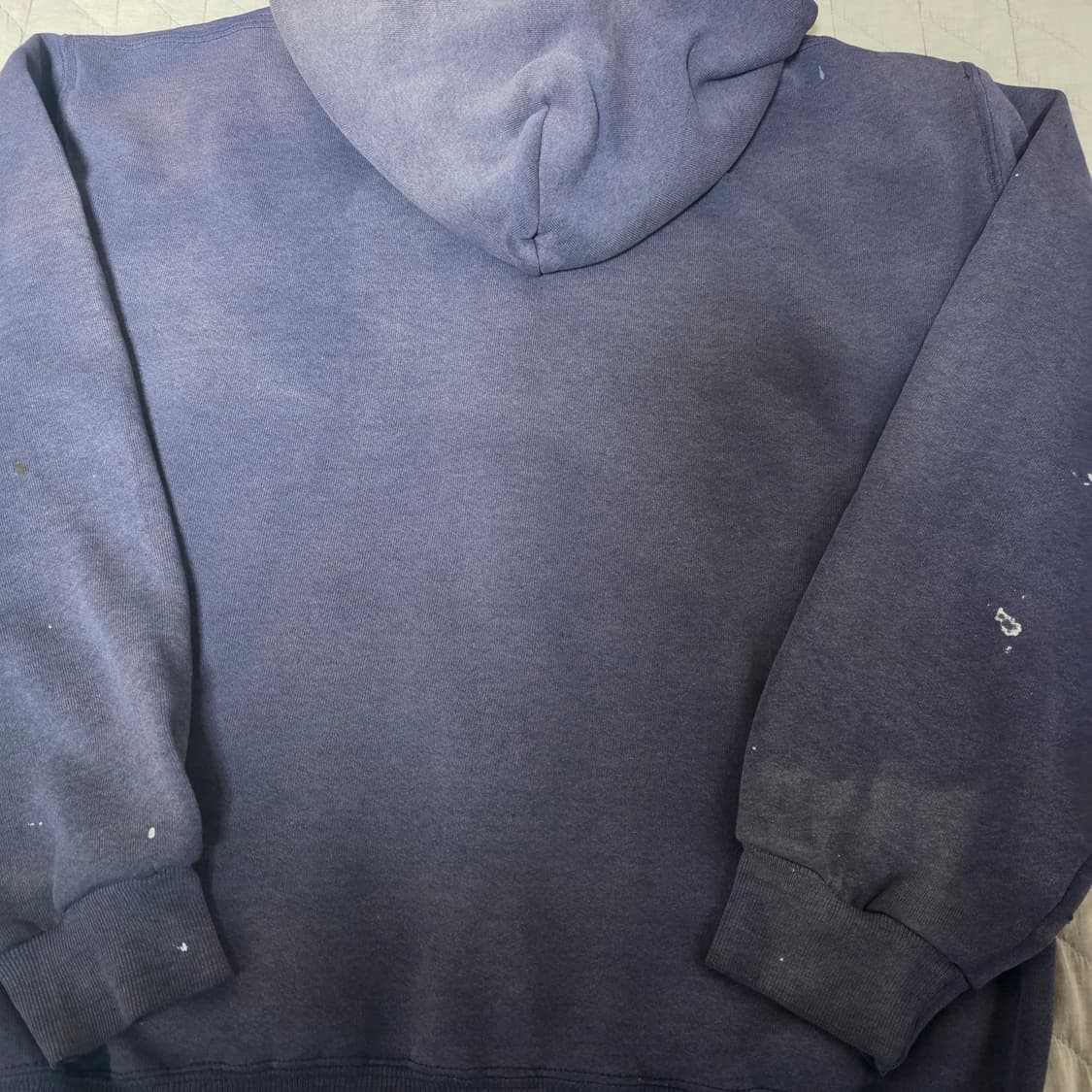 [M] 90s 러셀 애슬레틱 후드집업 네이비 ver. 트래쉬드, 페이드 상품이미지7