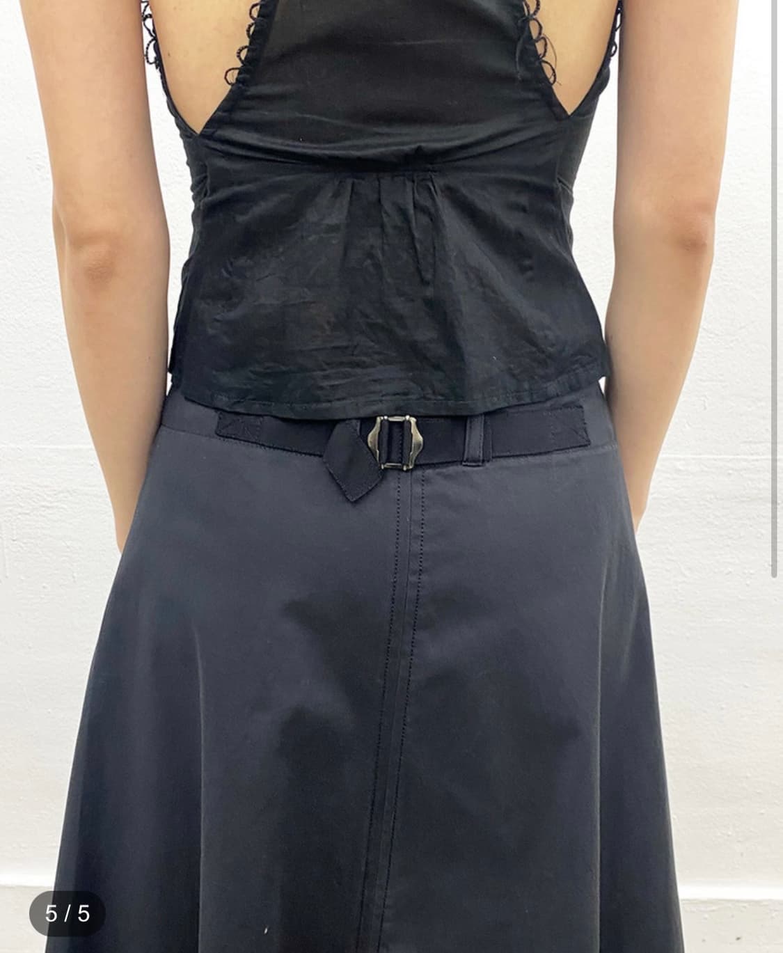 히로코 코시노 BUTTONED PLEATS SKIRT 상품이미지5