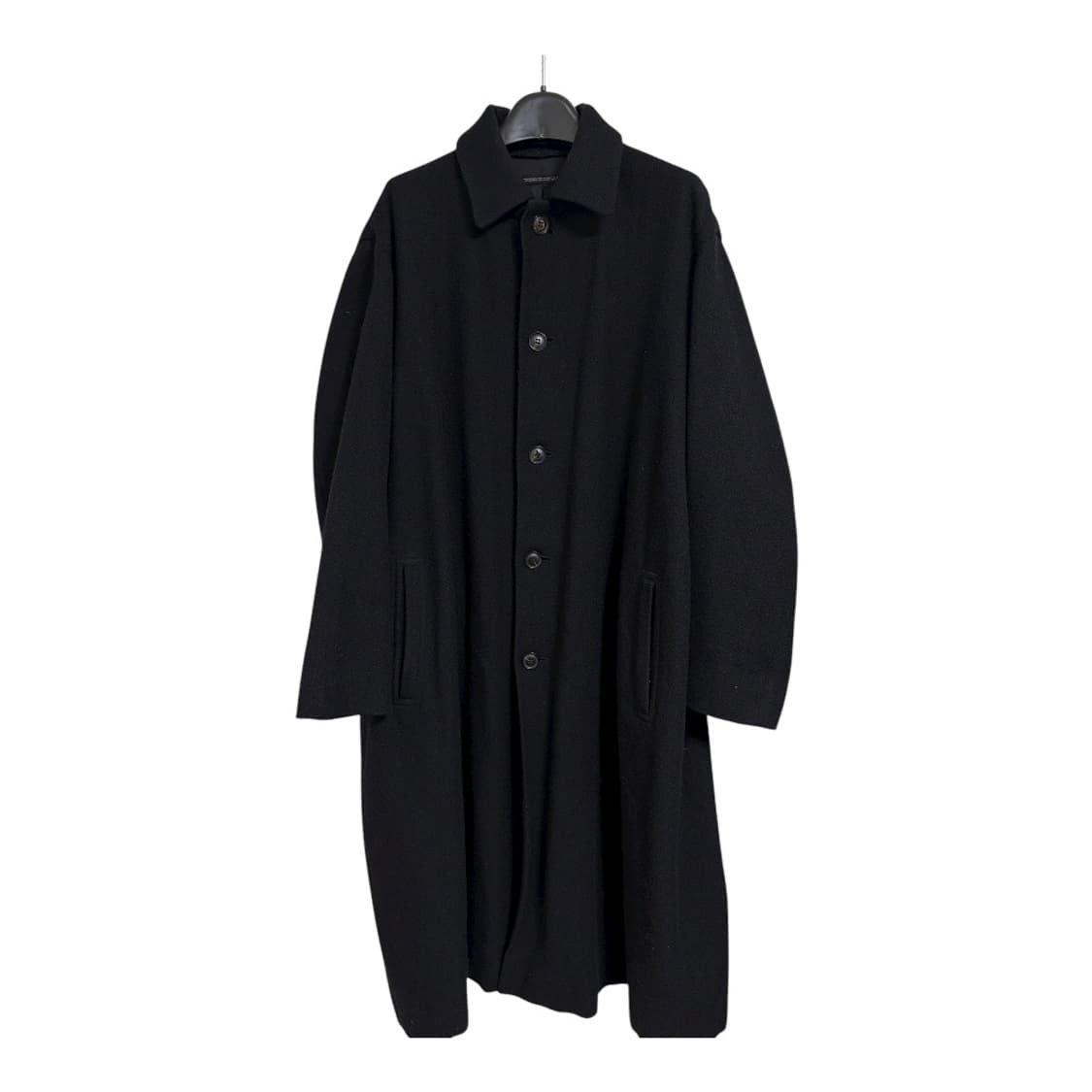 Y’s Yohji Yamamoto 울100% 블랙롱코트 상품이미지3