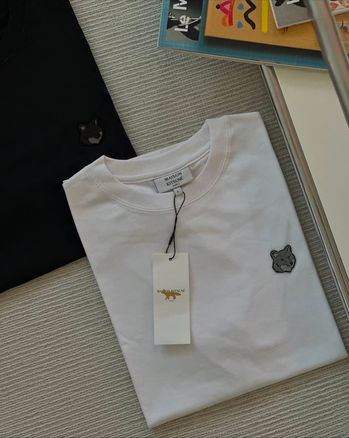 메종키츠네 폭스 패치 반팔티셔츠 상품이미지1