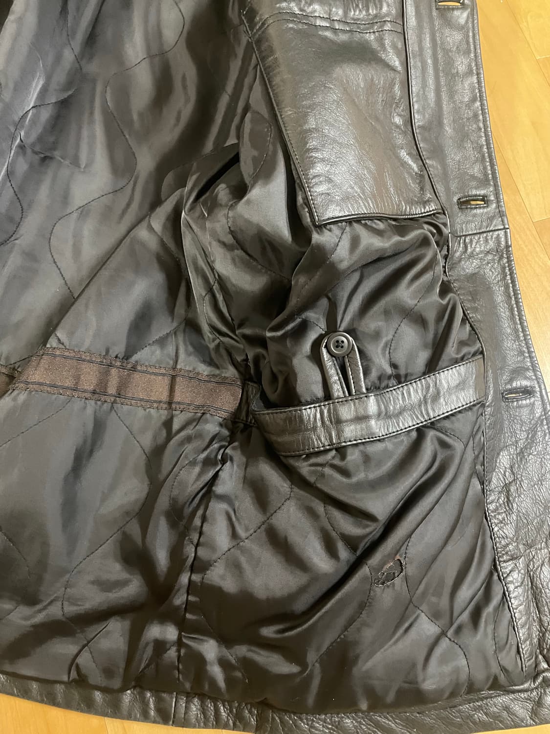 M 올드갭 레더 카코트 상품이미지7