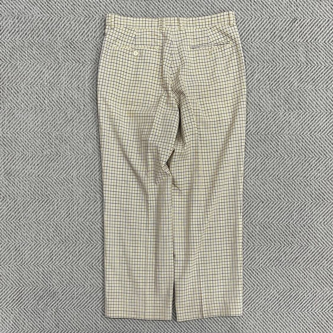 입생로랑 체크 슬랙스 v0980 상품이미지2