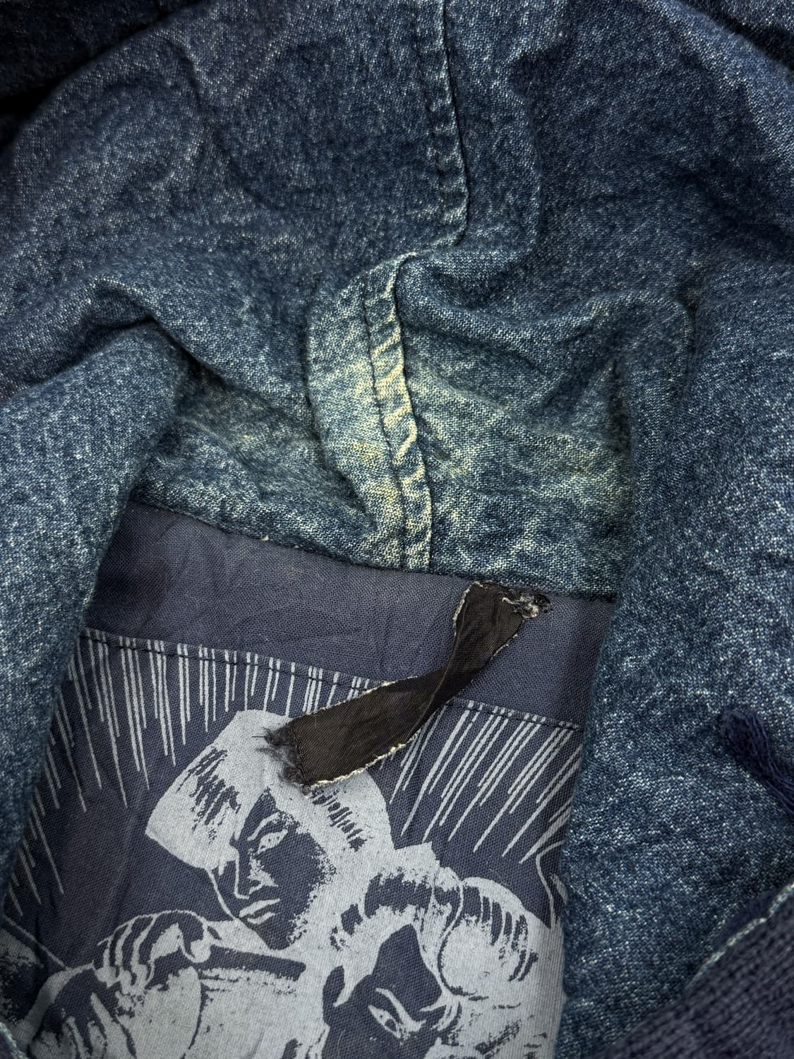 Ruck Dam 90's 데님 후드 봄버 자켓 상품이미지9