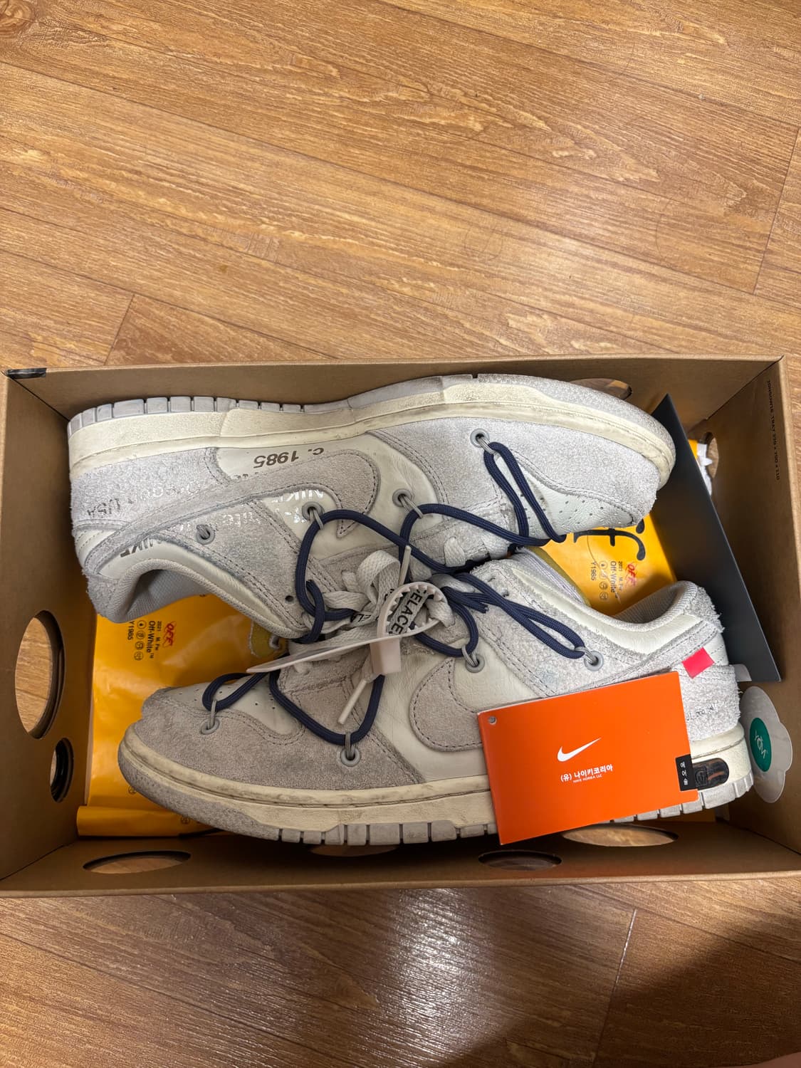 나이키 x 오프화이트 덩크 로우 더 50 - 로트 18 상품이미지1
