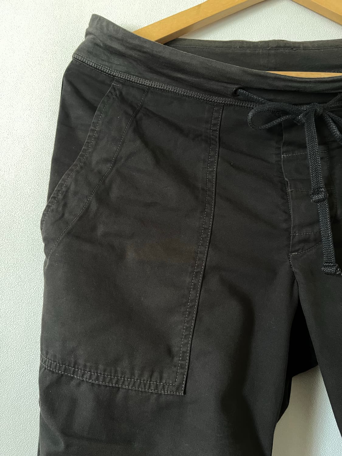 제임스펄스 블랙코튼팬츠 상품이미지2