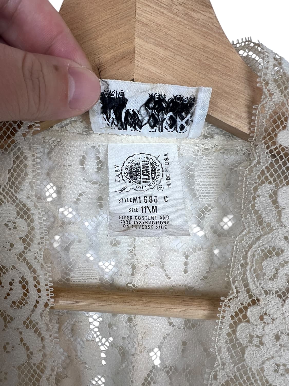 Miss Dior 레이스 롱 가운 아이보리 11M 상품이미지4