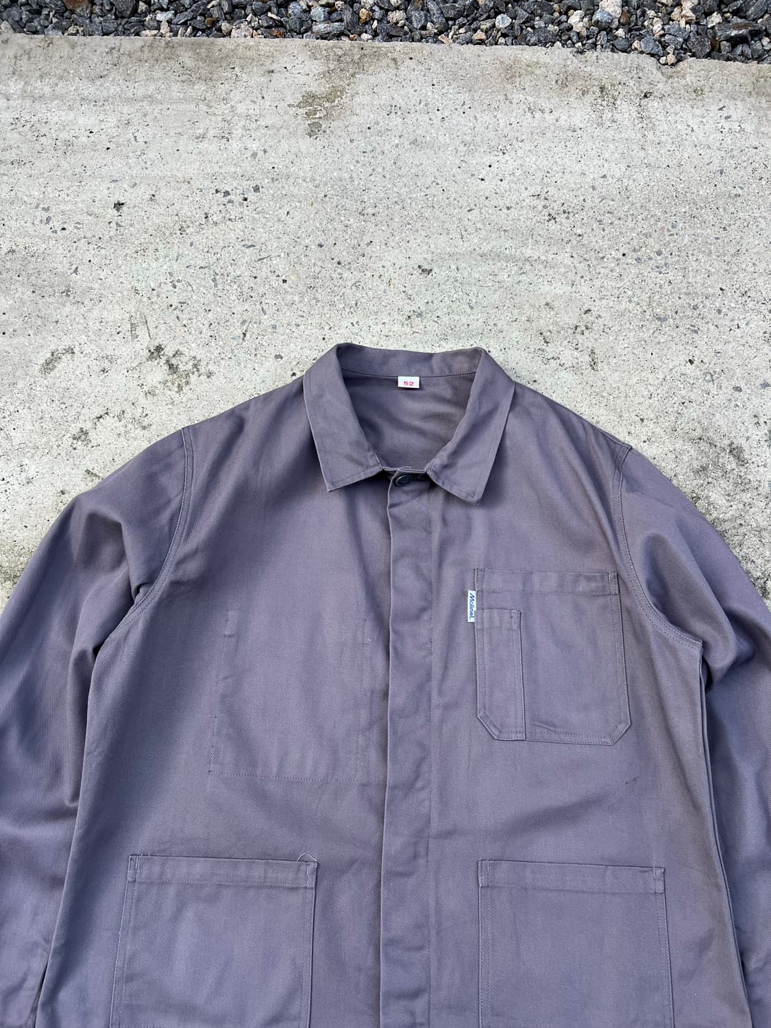 (DEADSTOCK)OLD EURO MOLINEL GREY 빈티지워크자켓 상품이미지3