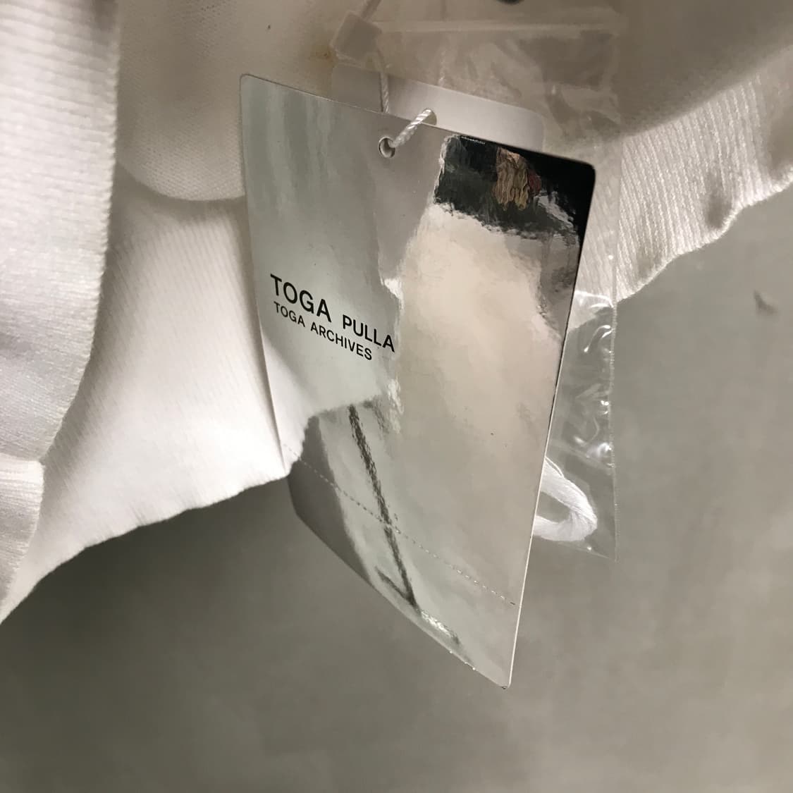 TOGA PULLA 토가풀라 니트 반팔 카라티 36(W) 상품이미지8