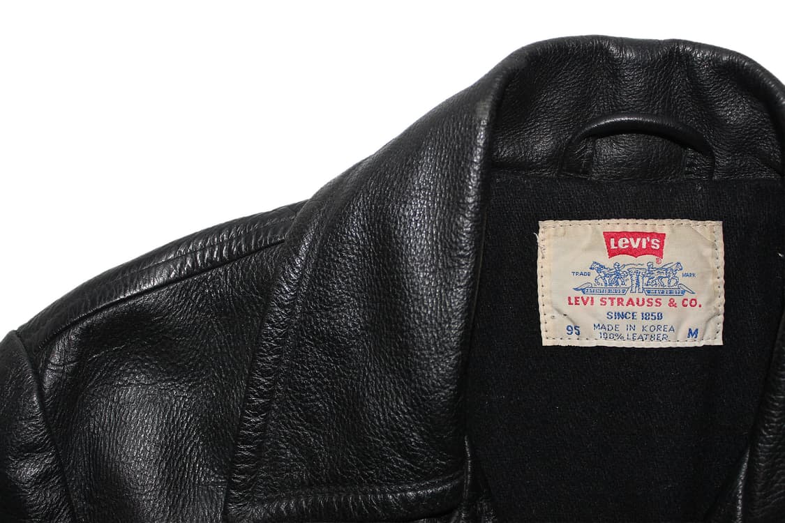 1980s Levis 리바이스 웨스턴 레더 카코트 상품이미지2