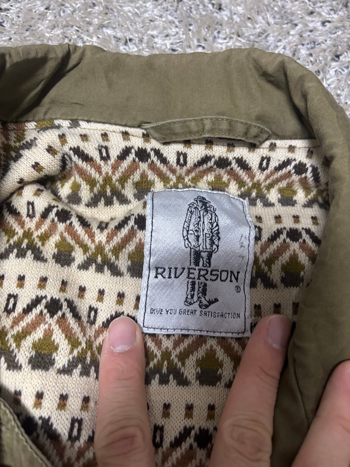 일본판 코듀로이 카키 자켓 사이즈 105-110 상품이미지2