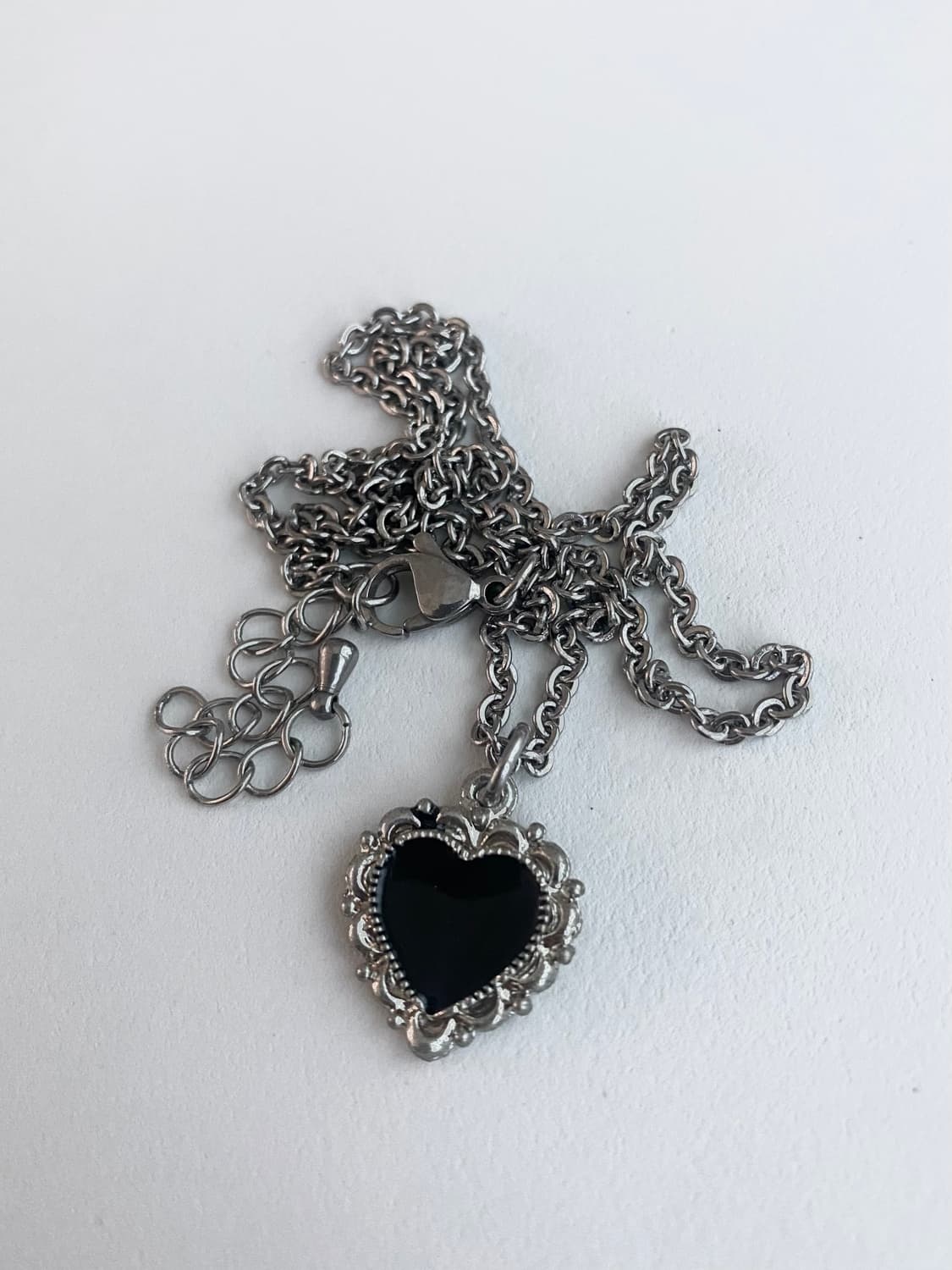 black heart necklace 상품이미지1