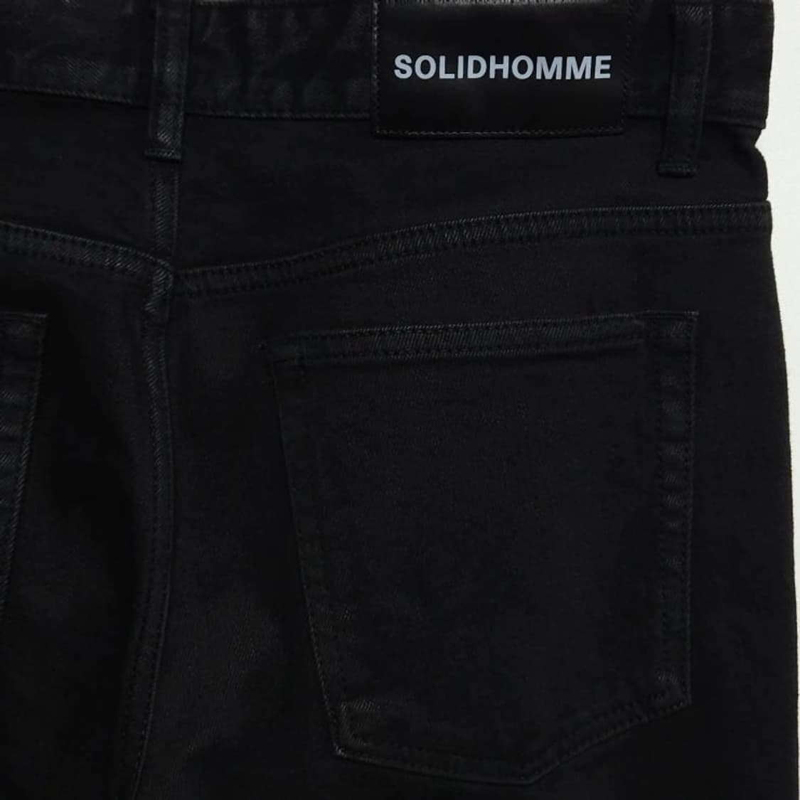 32)SOLID HOMME 솔리드옴므 블랙워싱 데님 청바지 상품이미지8