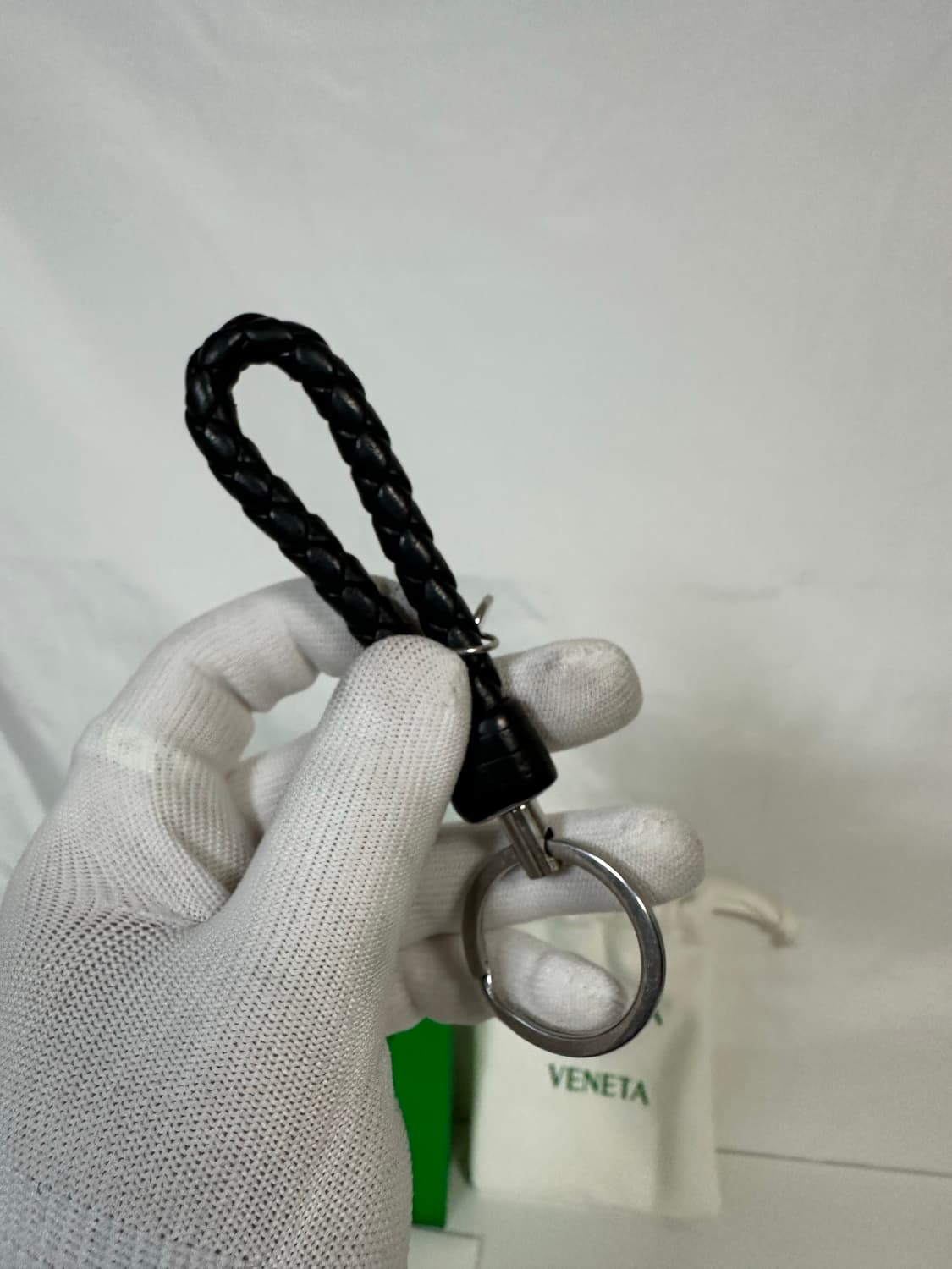 보테가베네타 인트레치오 키링 블랙 (OS) 상품이미지2