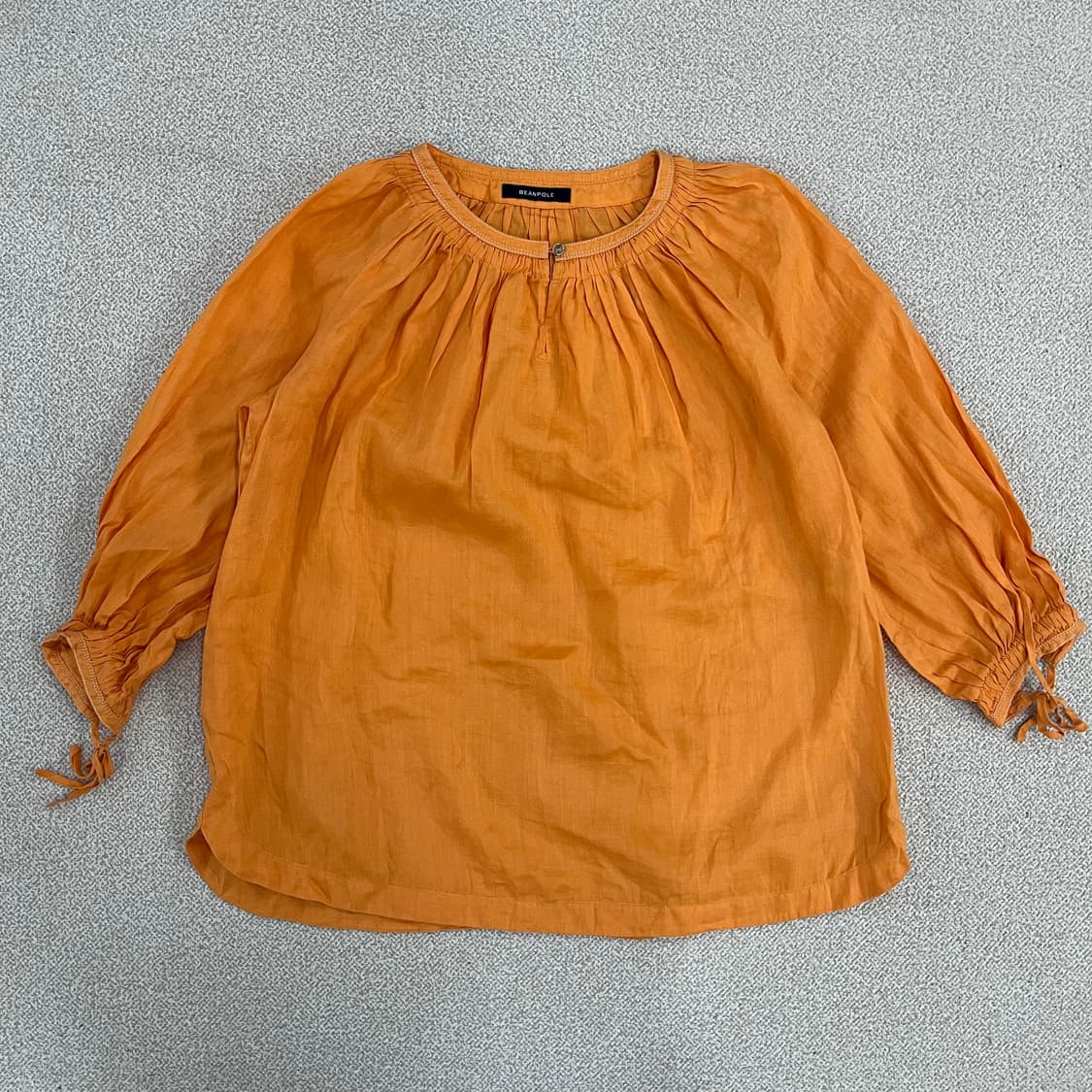 90 빈폴 여성 린넨 블라우스 셔츠 0126M 상품이미지1