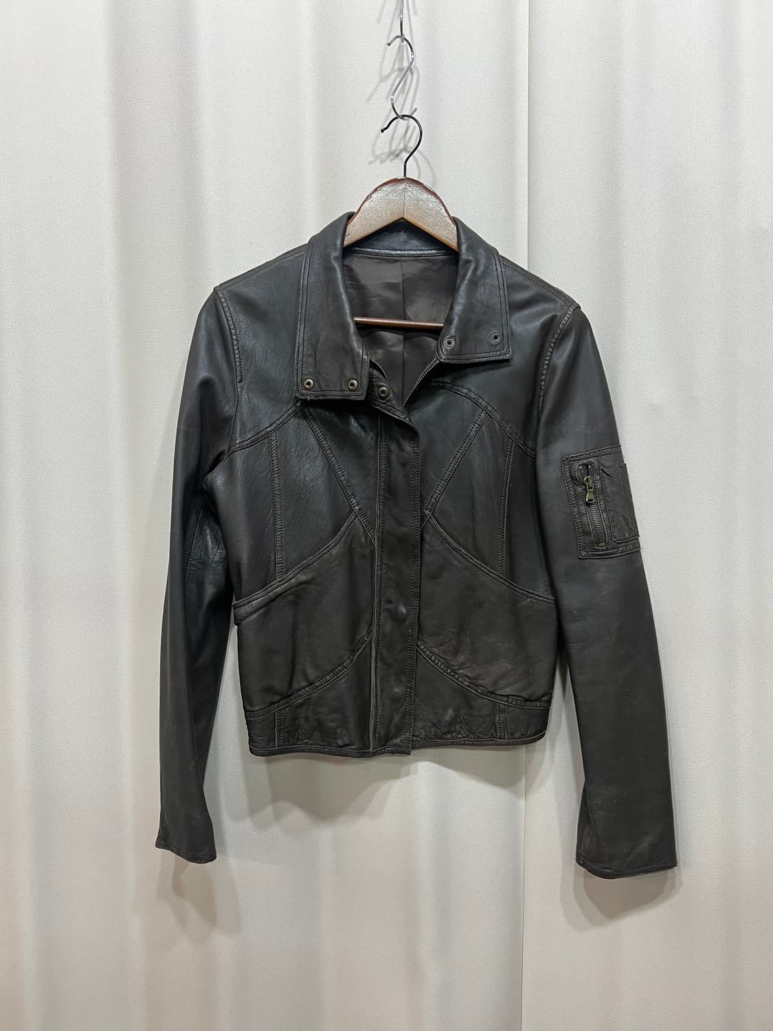 빈티지 양가죽 블루종 자켓 상품이미지2