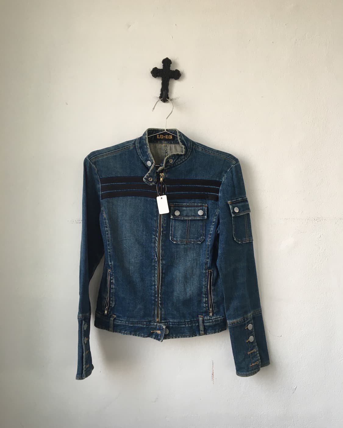 Line detail denim jacket 상품이미지2