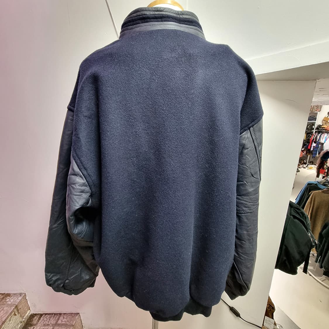 캐나다 스포츠웨어 바시티 레더 울 자켓 3XL (115) 상품이미지2