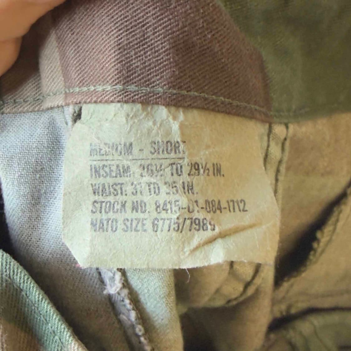 US Army BDU 카모 트라우저 팬츠 상품이미지5