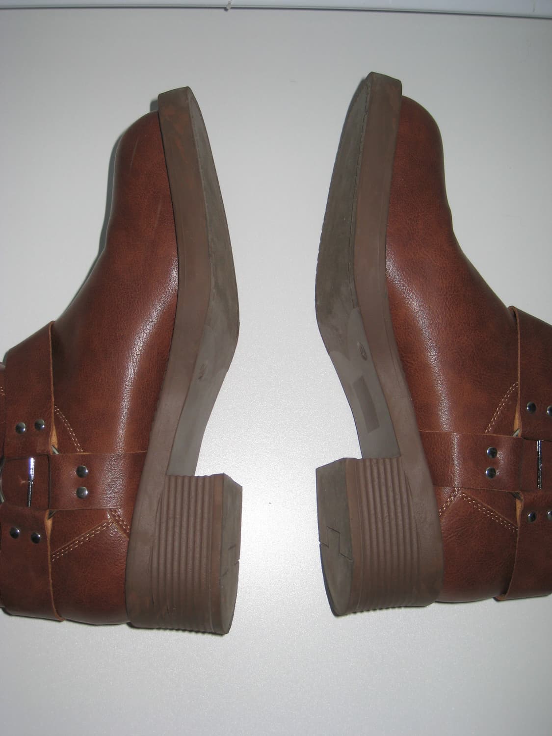 브라운 버클 롱부츠 상품이미지3