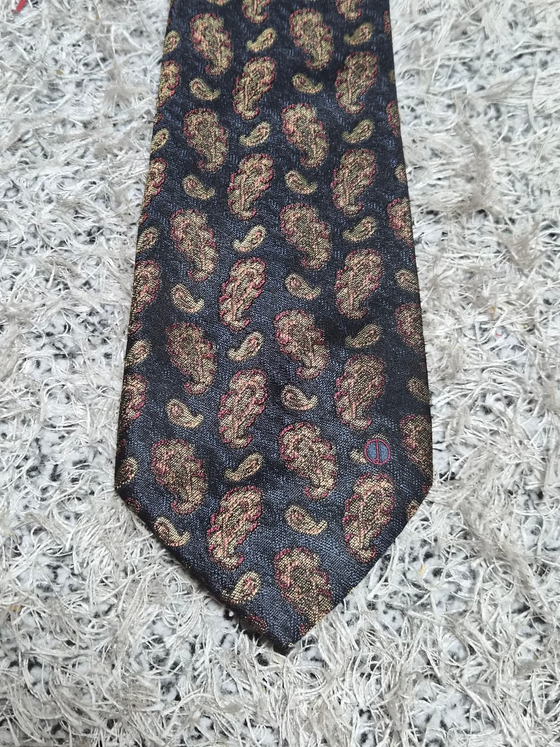 던힐Dunhill 사선 패턴 넥타이 Free - N26 상품이미지2